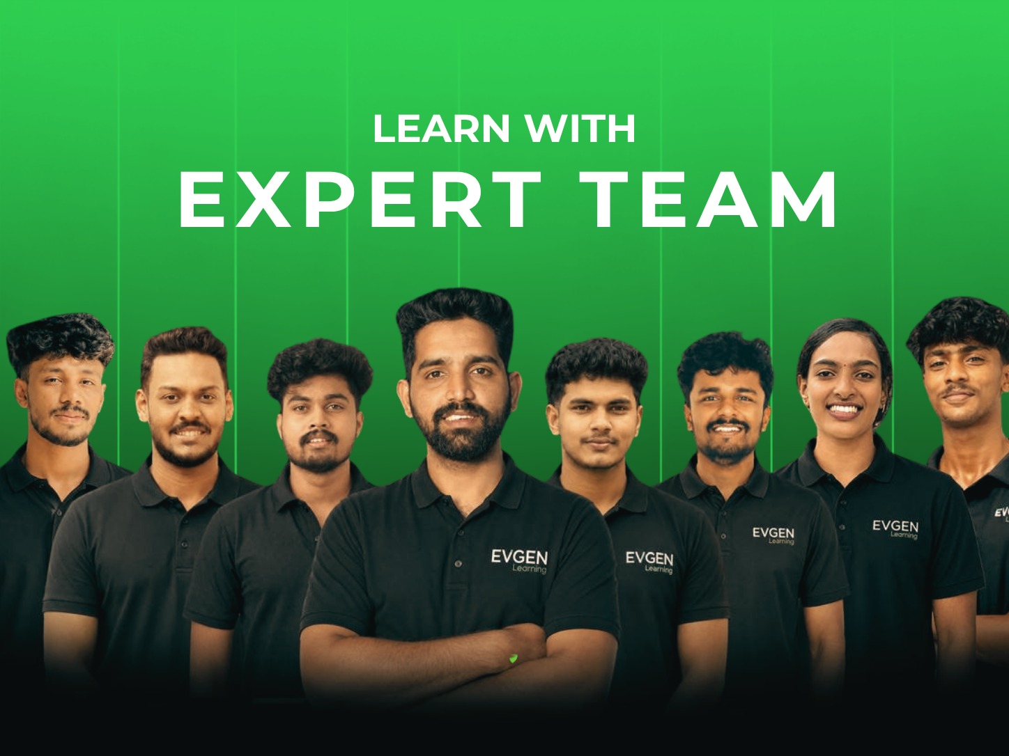EVGEN Learning expert EV trainer team in branded uniforms